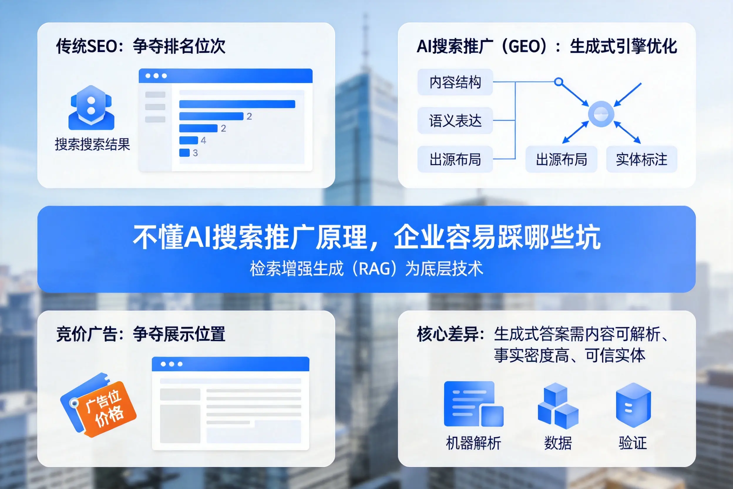不懂AI搜索推广原理，上海企业容易踩哪些坑
