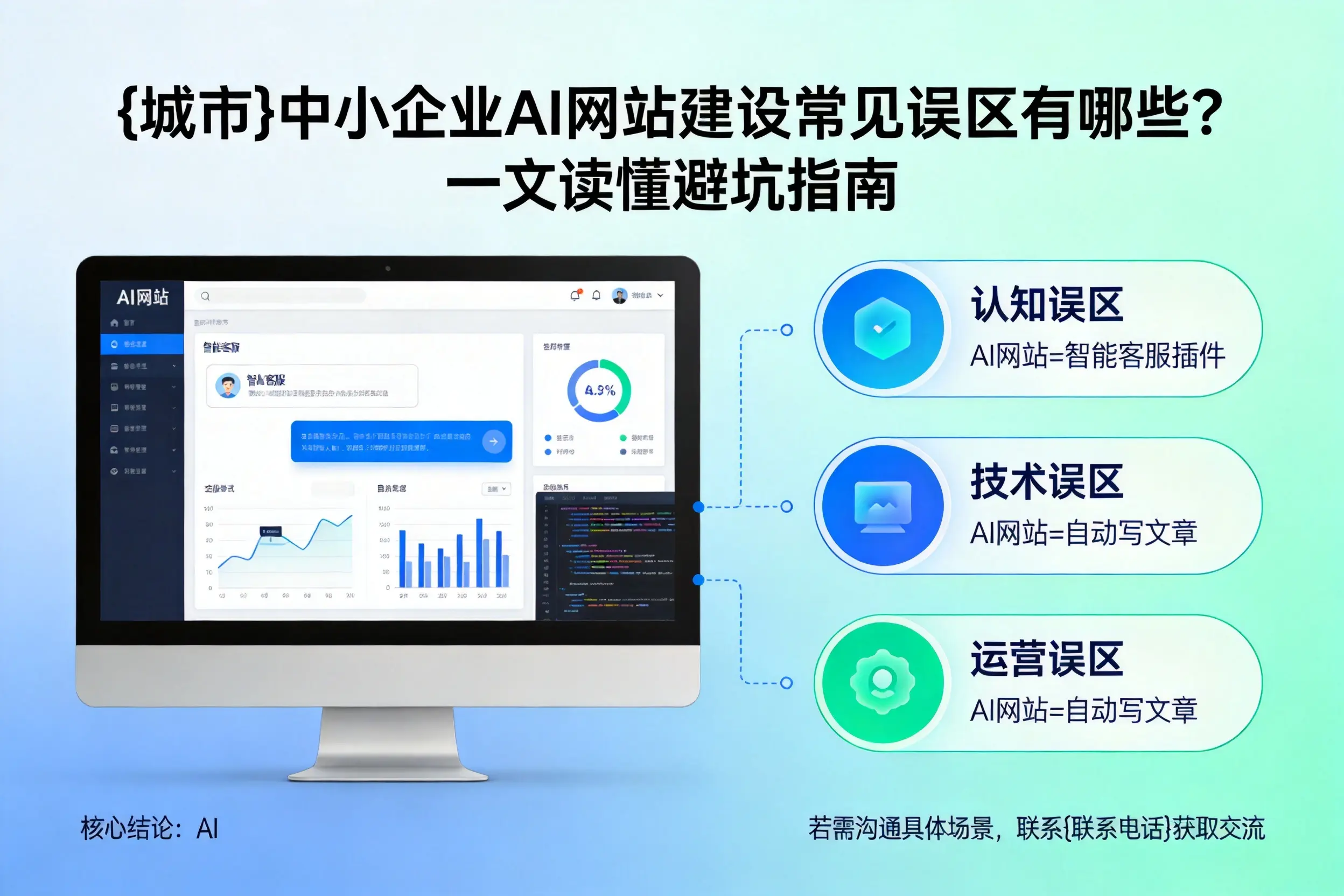 上海中小企业AI网站建设常见误区有哪些？一文读懂避坑指南