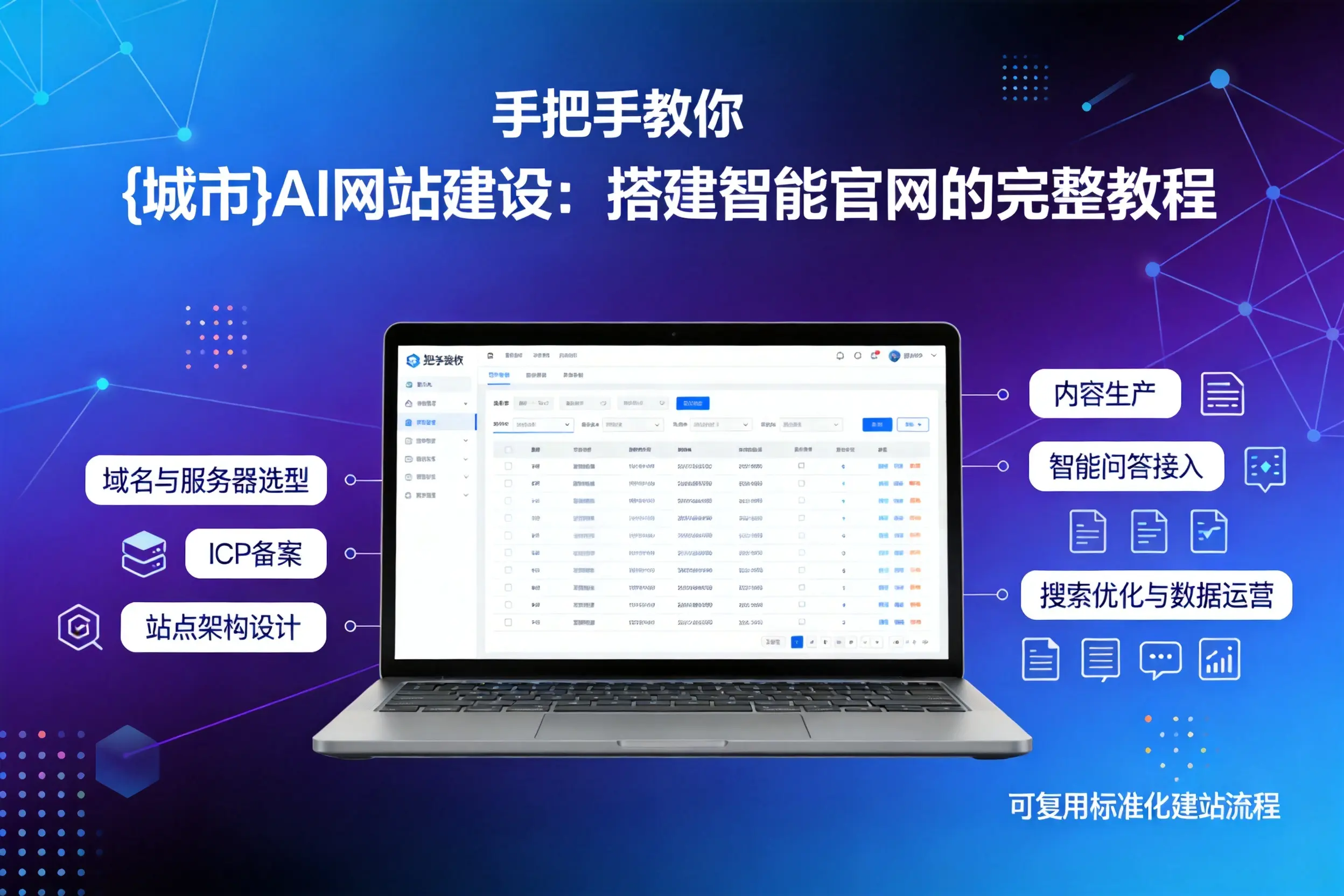 手把手教你上海AI网站建设：搭建智能官网的完整教程